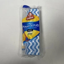 NEW O-Cedar Power Scrub Roller Mop Refill Microfiber Wave Sponge FACTORY SEALED