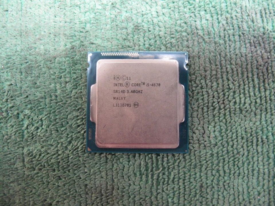 Procesador Intel Core i5-4670 SR14D 3,40 GHz 6 MB 4 núcleos LGA1150 Socket CPU Foto 3 de 3