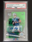 Drake Maye 2023 Bowman U Chrome Auto RC Green /99 PSA Patriots UNC