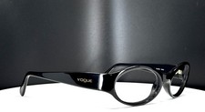VTG VOGUE VO 2232-S W44 Womens Black Oval Full Rim Eyeglasses FRAMES ONLY