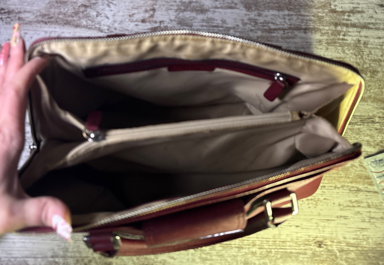 Calvin Klein Satchel Rudy Red — image 5