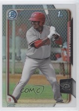 2015 Bowman Draft Chrome Refractor Domingo Leyba #67 e5r