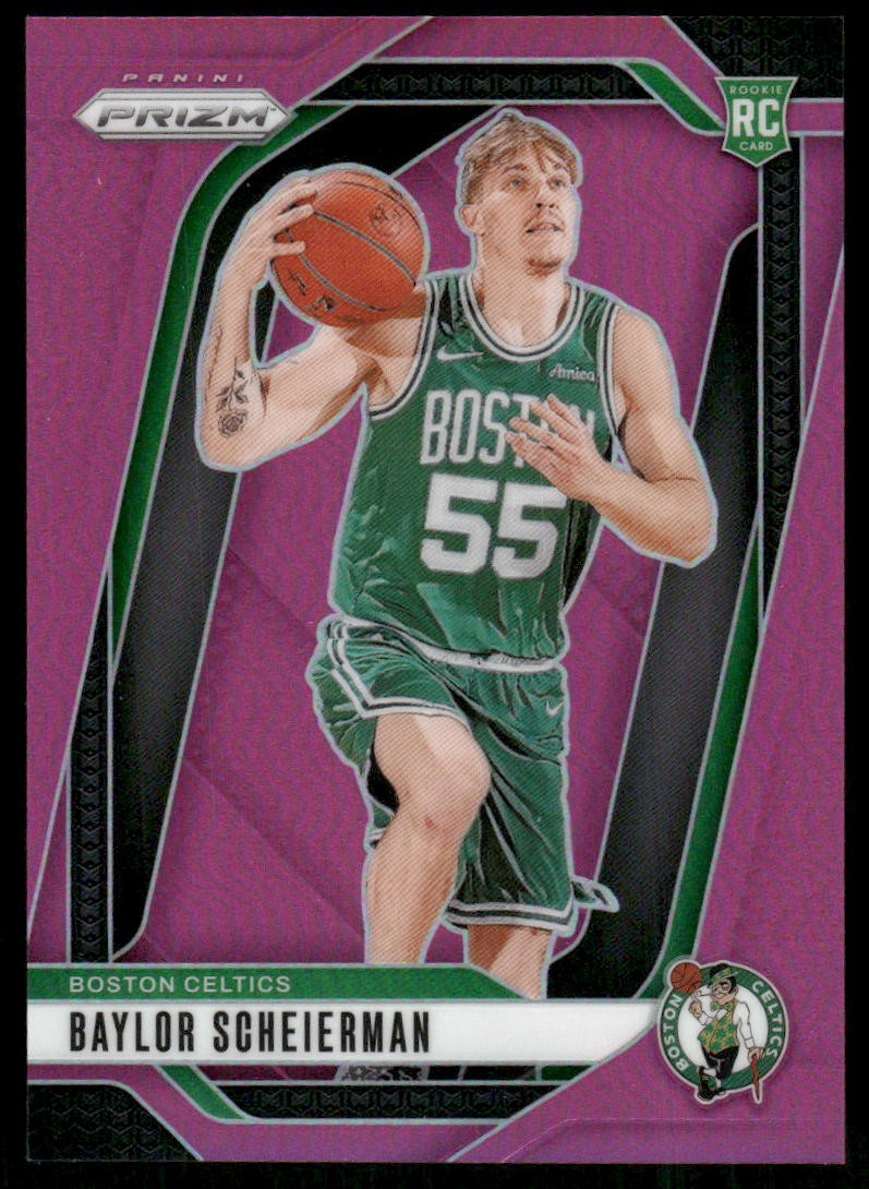 2024-25 Panini Prizm #236 Baylor Scheierman Prizms Pink #/249