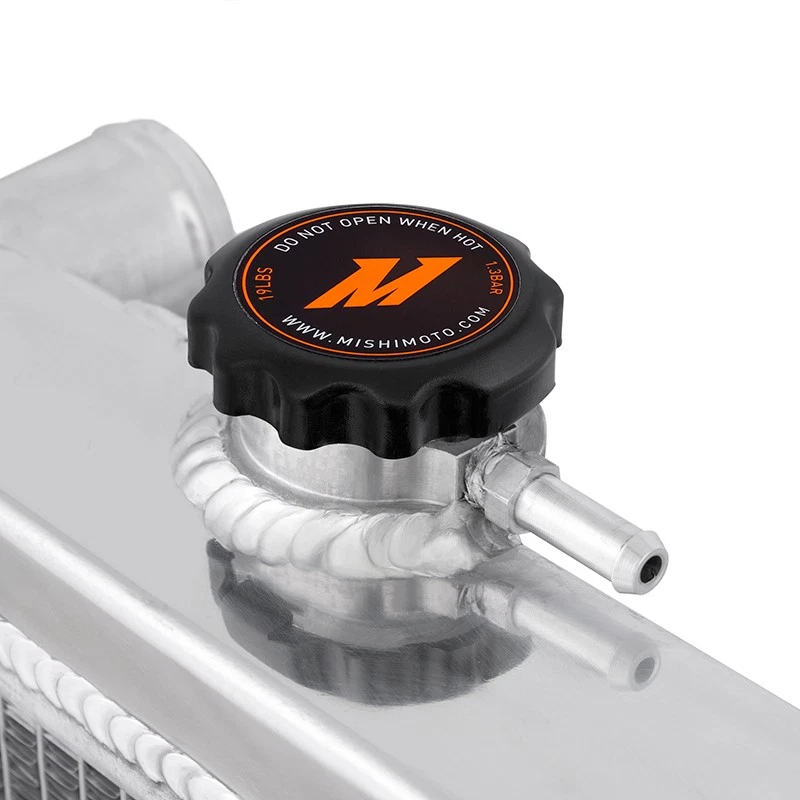 Radiador de aluminio Mishimoto Performance compatible con Infiniti G35 2003-2007 plateado Foto 4 de 4