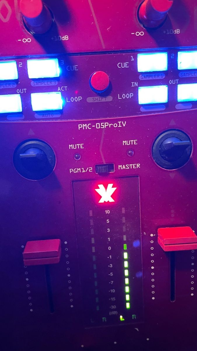 Vestax PMC-05 ProⅣ Red DJ Mixer Professional Mixing Controller | eBay