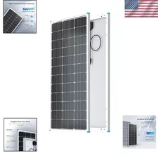 NEW 200W Solar Panel Monocrystalline for 12V 24V Norminal System with High-E US