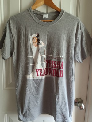 Trisha Yearwood Garth Brooks Hit after Hit World Tour 2014-2016 Gray T-Shirt M