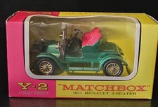 Matchbox Modelli di un tempo Y-2 1911 Renault 2 posti auto pressofusa in scatola