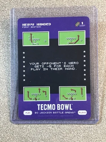 PL8 HEAVY HANDED 2026 Bo Jackson Battle Arena Tecmo Bowl TCG SSP 1 HD Play