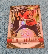 2015 Panini Prizm Draft Picks Anthony Harris Virginia Camo Rookie 142/199 #153