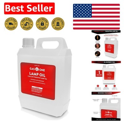 1 Gallon  Liquid Paraffin Lamp Oil - Smokeless Indoor & Outdoor Use