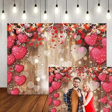 LTLYH 7x5ft Valentine's Day Backdrop Decorations 7x5ft, color