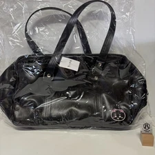 Chiikawa School Bag Tote Bag Black Pink 2025 Japan Limited New