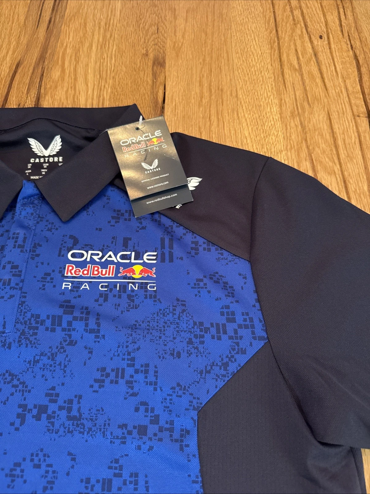 Red Bull Racing F1 Team 2026 Polo Shirt Driver Max Verstappen Mens MEDIUM - New 5