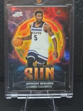 2025-26 Topps Chrome Cosmic Basketball- Planetary Pursuit Sun Anthony Edwards SP