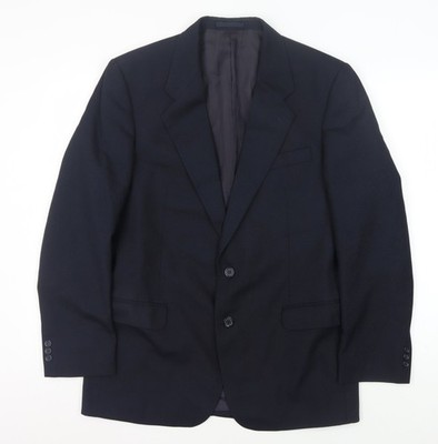 St Michael Herren Blazer Blau, Medium, Einreiher 40R
