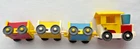 Vintage Fisher Price Little People Wooden Train Set 1960s