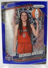 2025 Panini Prizm WNBA Georgia Amoore Variation RC Mystics Blue Velocity #140
