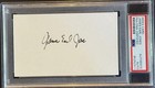 James Earl Jones (Star Wars) vintage signed 3x5 index card PSA/DNA Encapsulated