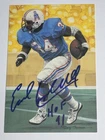 Earl Campbell Goal Line Autograph Blue Ink HOF JSA CG22331