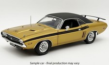 1971 DODGE CHALLENGER R/T GY8 GOLD METALLIC VINYL TOP 1:18 CAR ACME A1806030
