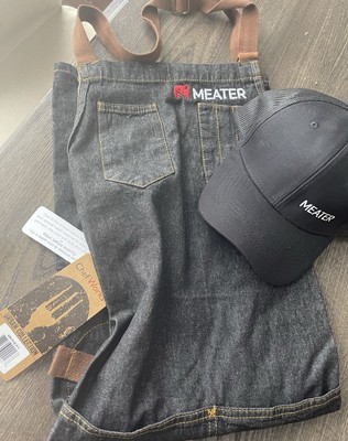 Chef Works Meater Butcher Apron with Meater Hat