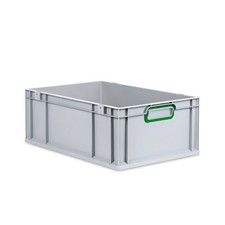aidB Eurobox NextGen 2.0-Griffe geschl.-Gr&uuml;n-600x400x220mm - 1 St&uuml;ck