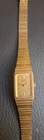Vintage SEIKO Gold Tone Tank Quartz Watch