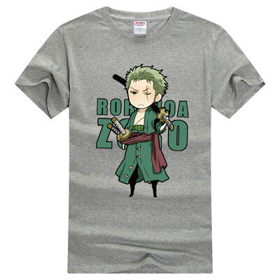 One Piece Zoro Anime Shirt, Men's Fashion, Tops & Sets, Tshirts