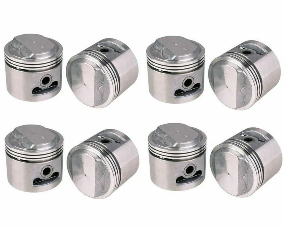 Buick Wildcat Electra Riviera 425 V8 Nailhead Pistons(8)+Rings Kit 1963-66 +030 - Image 2 of 4