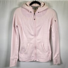 Athleta Womens XS Pink Full Zip Hoodie Activewear Jacket