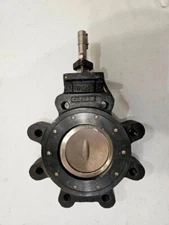 NEW! CRANE FLOWSEAL 05-1DA-12DRTG-BOJ 5" Butterfly Valve Class 150 SS Disc