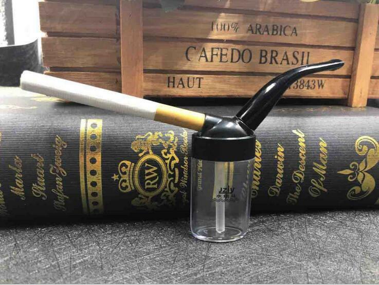 New JZIY Hookah Water Tobacco Smoking Pipe Bong Double Filter Cigarette  Holder