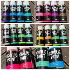 Farben im 4er Set / Creative Paint / Acrylfar...