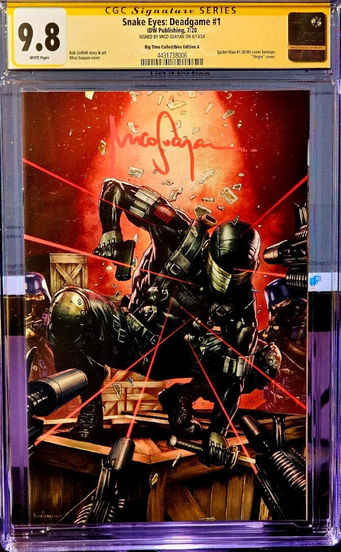 Snake Eyes V4 Art Hasbro Classified Series: Snake Eyes Action