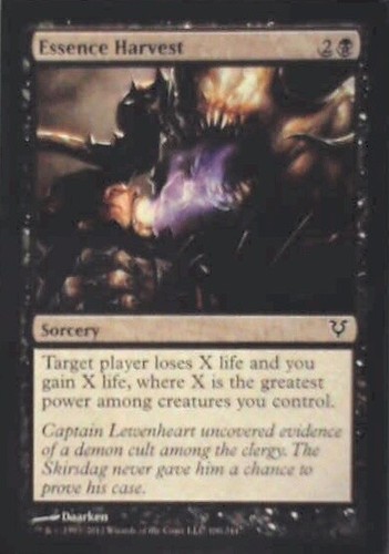Essence Harvest - Avacyn Restored: #100, Magic: The Gathering Nm R104 - 第 1/1 張圖片