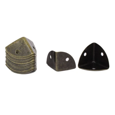 UXCELL 20 Stück 25mm x 25mm Kantenschutz Eckenschutz Metallecken Für Tisch Möbel Kasten