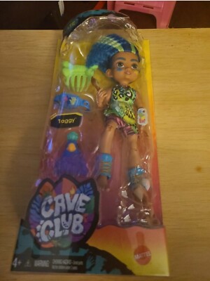 Cave Club Slate Doll (10-Inch) Prehistoric Male Doll With Dinosaur Pet NEW