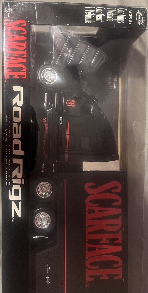 Jada 1/32 Peterbilt Road Rigz Black Kenworth T2000 SCARFACE