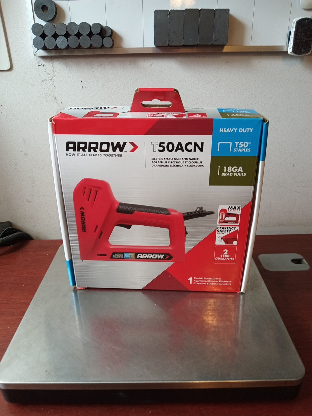 ARROW T50ACN CORDED STAPLE GUN AND NAILER Used eBay