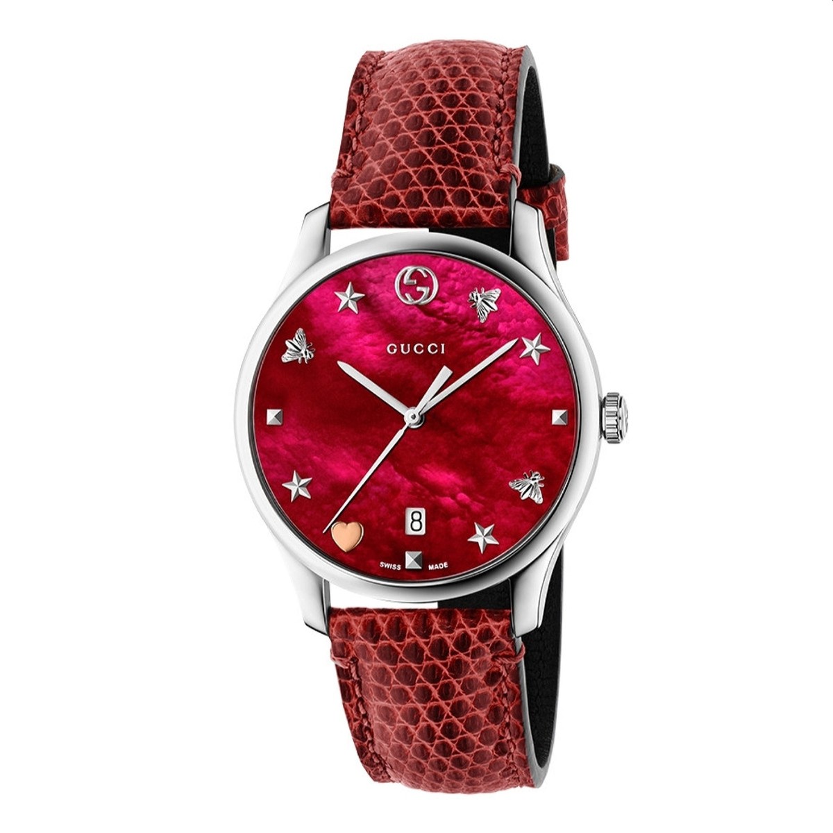★追跡便発送★GUCCI G-Timeless Cherry Red Watch YA1264041 Gucci G-Timeless Red Women's Watch - YA1264041 for sale
