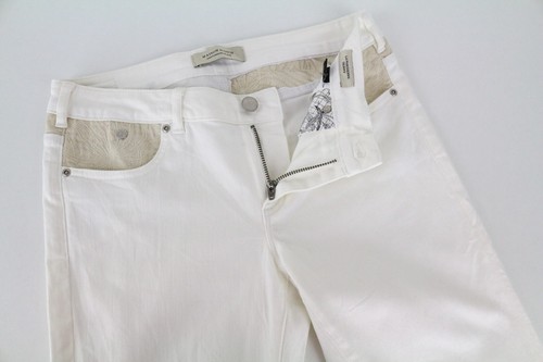 MAISON SCOTCH La Parisienne Womens Jeans W28/L32 Skinny Off-White Cotton - Picture 3 of 12