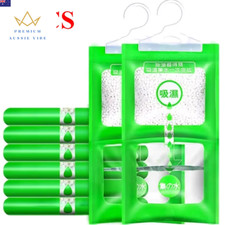 1/5/10Pcs Hangable Wardrobe Moldproof Moisture Proof Dehumidification Bag Moistu