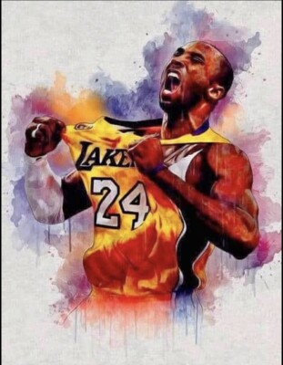 KOBE BRYANT LAKERS POSTER, size 24x36”