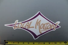 LOCAL MOTION Hawaii Red Beige Tan White Tiki Aloha 80's Vintage Surfing STICKER