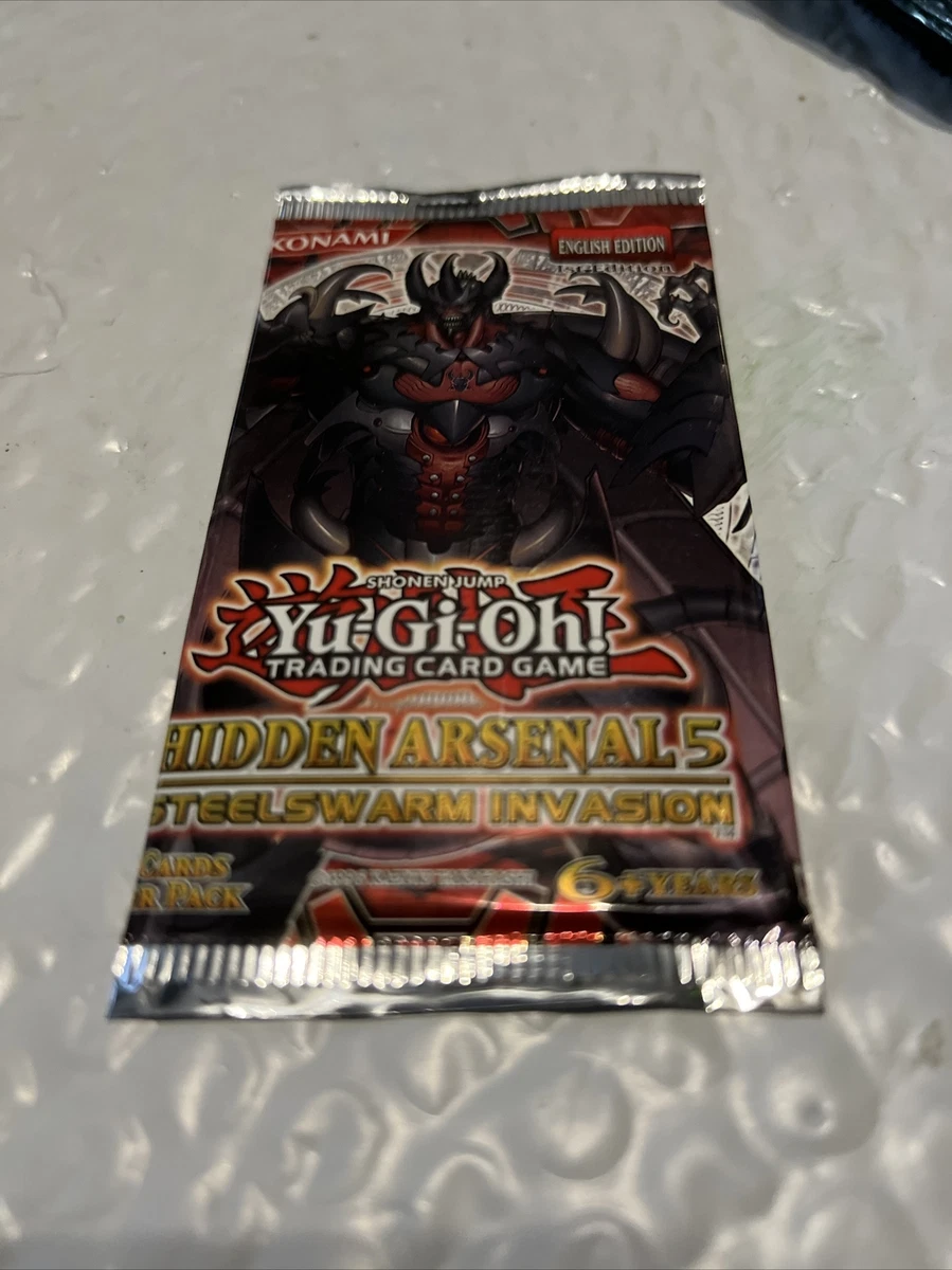Yu-Gi-Oh! TCG Hidden Arsenal 5 Steelswarm Invasion Sealed Collectible Card  Game Packs for sale | eBay