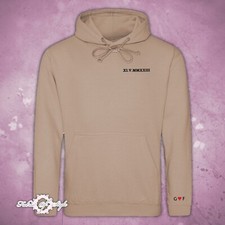 Roman Numeral Embroidered Matching Hoodie, Custom Anniversary Date Couple Hoodie