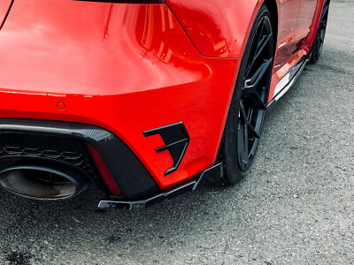 Heckansatz Seitenteile Flaps mit Wing aus ABS passend für Audi RS7 8C 4K