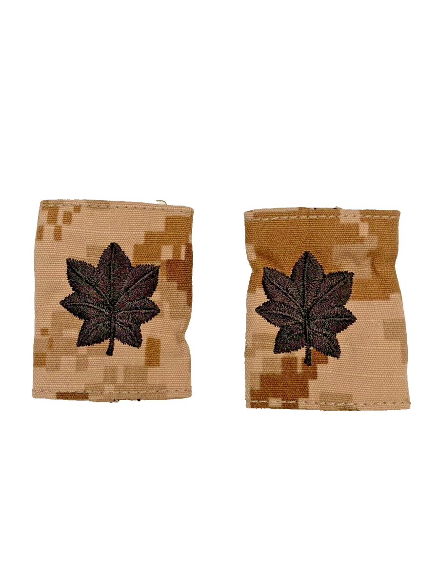 NEW GENUINE US ARMY SOFT SHOULDER EPAULETTES MAJOR & LT. COLONEL RANK IN BULLION - Foto 4