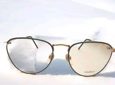KENMARK GALLERY EYEGLASS FRAME 53-18-140 GRANT FLEX BLACK/GOLD 195.00